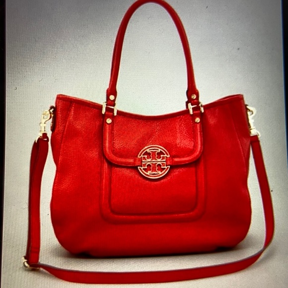 Tory Burch Handbags - 🌟Tory Burch Amanda Top Handle/Crossbody Handbag, “Lobster” Red🌟